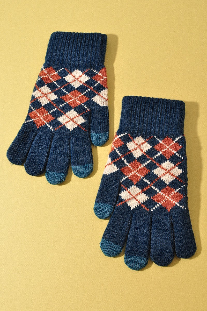 Argyle Gloves