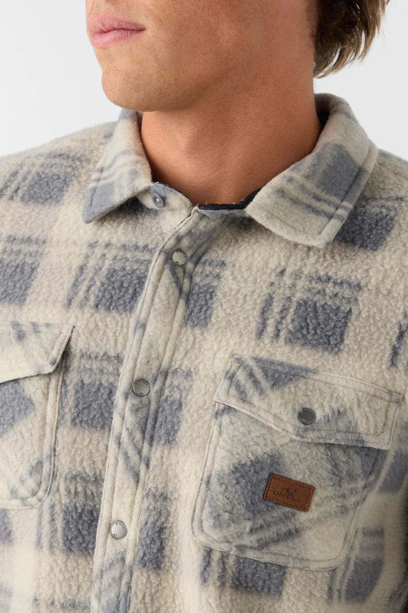 Glacier Plaid High Pile Shirt