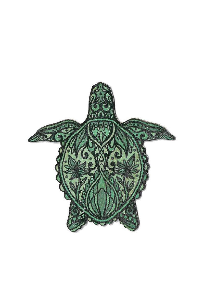 Honu Mandala Bamboo Sticker