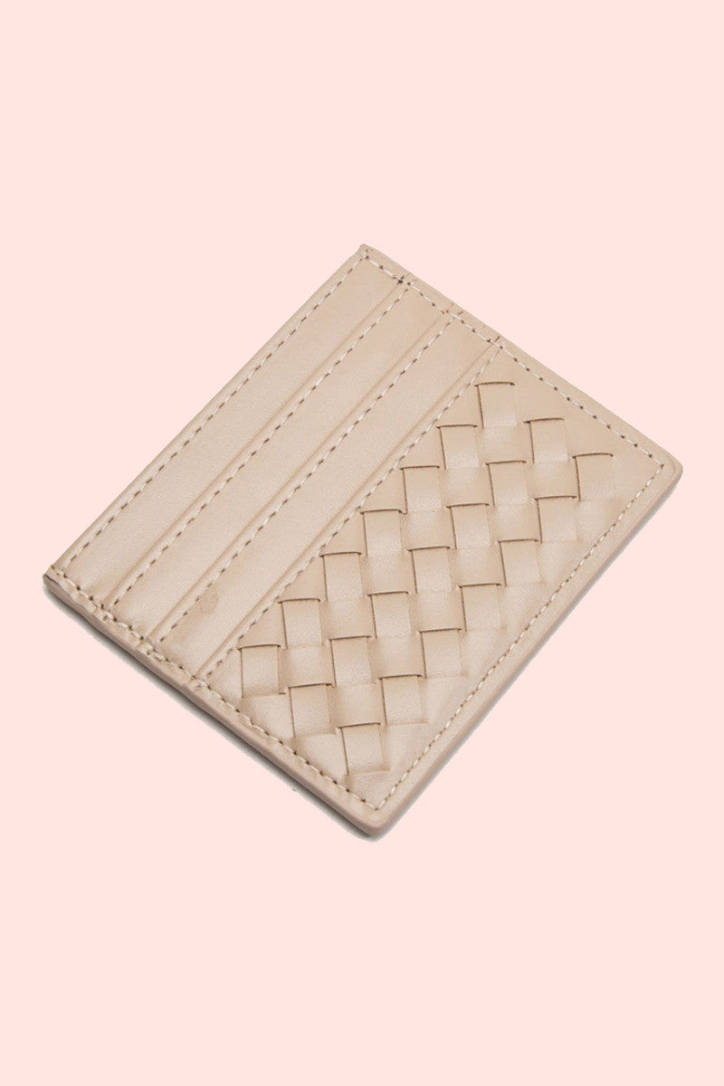 Minnie Weave Card Wallet