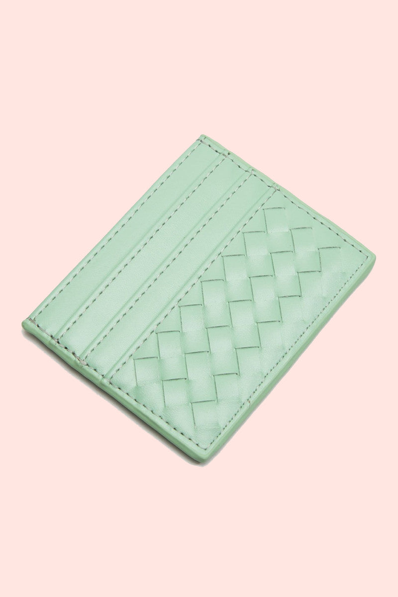 Minnie Weave Card Wallet