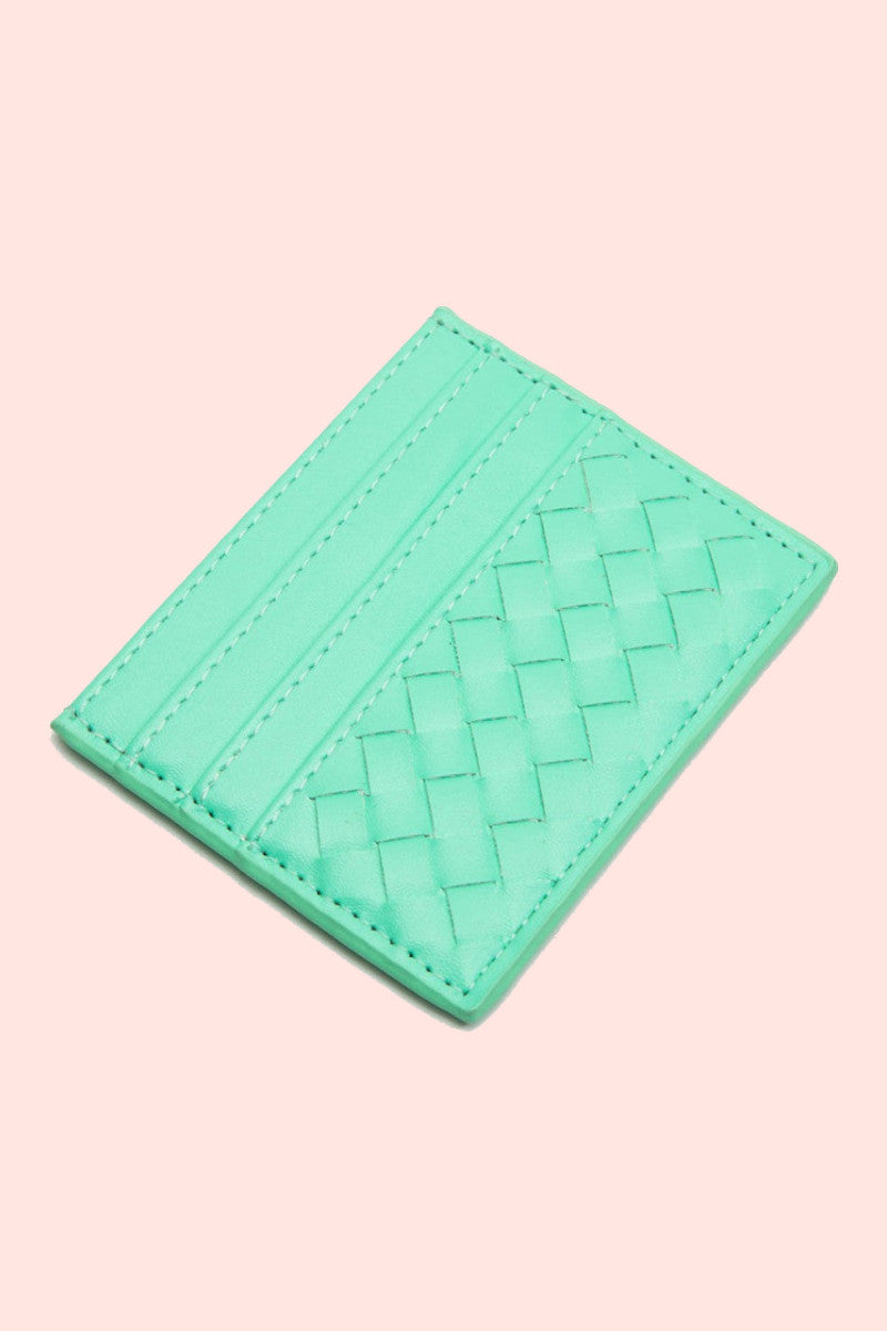 Minnie Weave Card Wallet