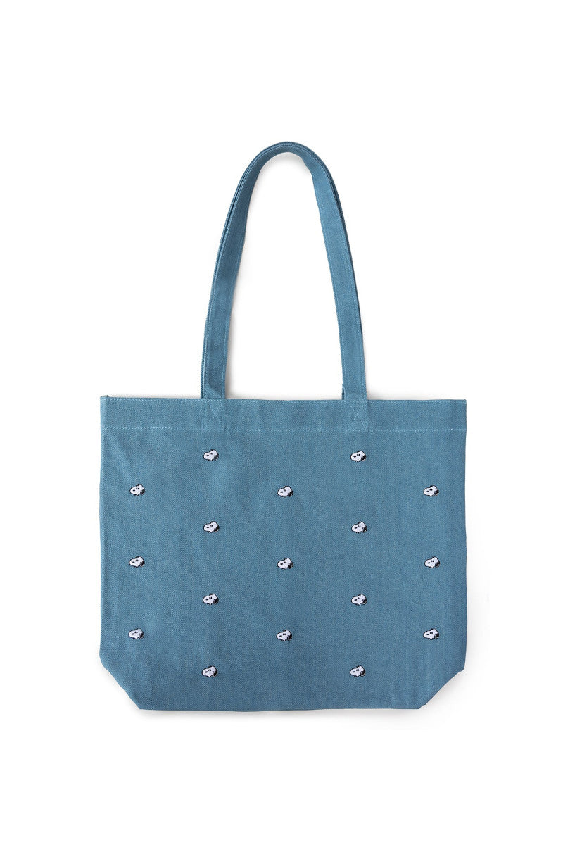 Snoopy Embroidered Tote Bag