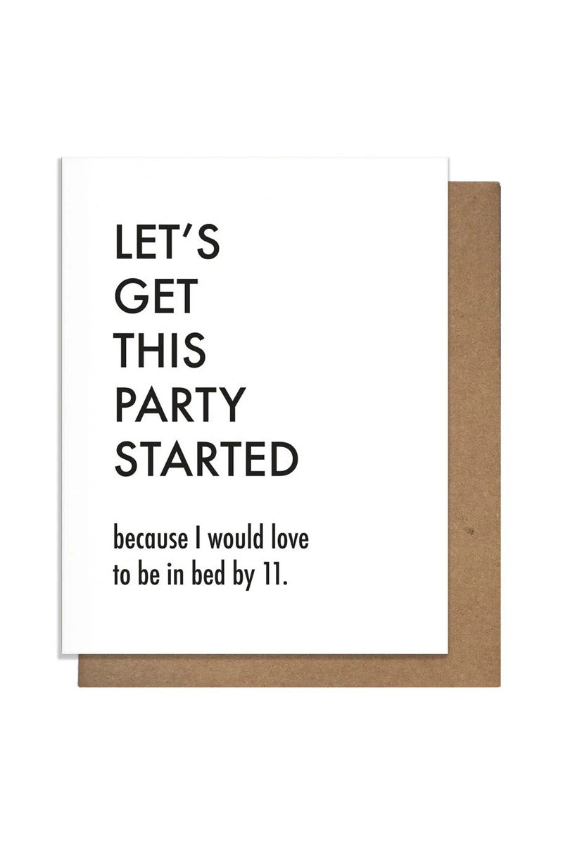 Party Started Card
