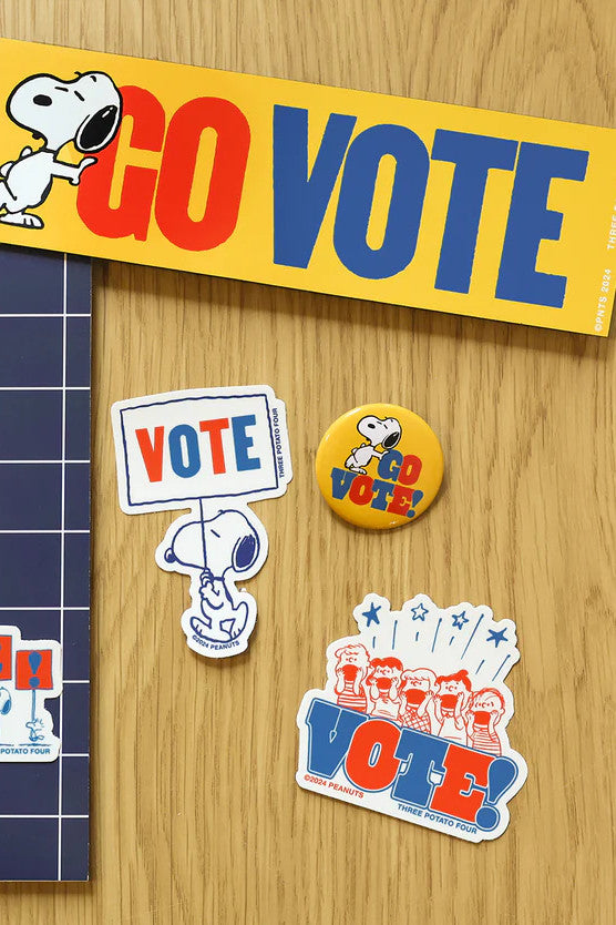 Snoopy Go Vote Button