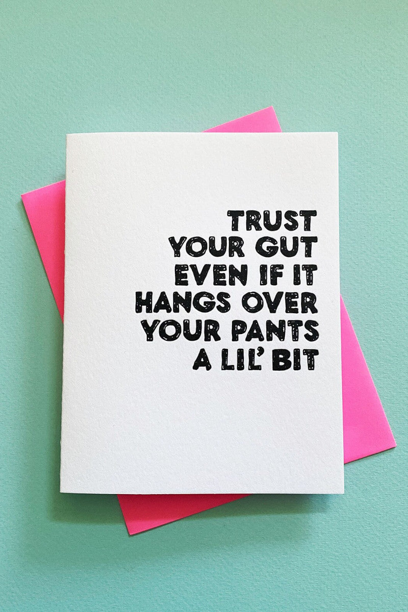 Trust Your Gut Card