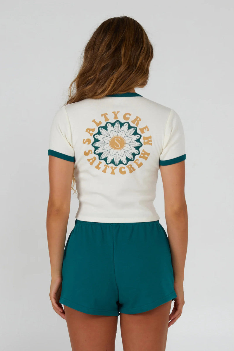 Flower Power Ringer Tee