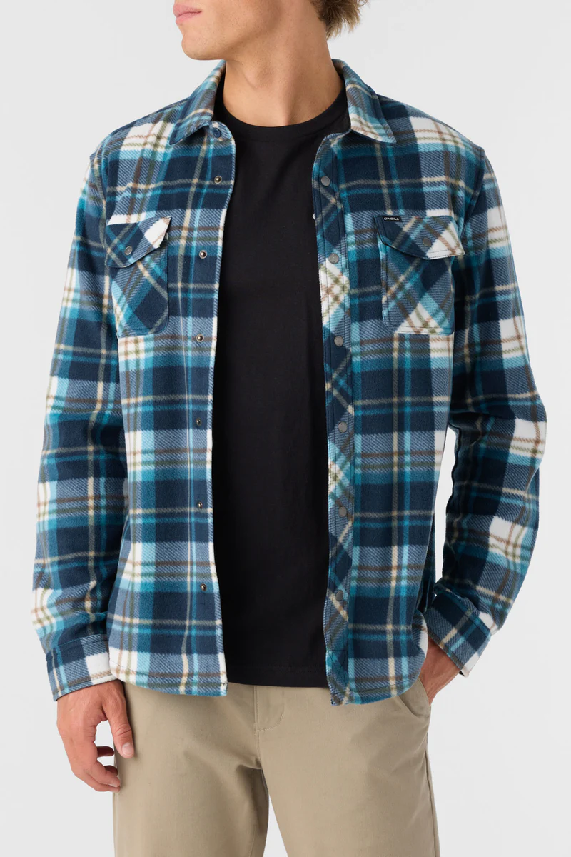 Glacier Plaid 4 Fleece