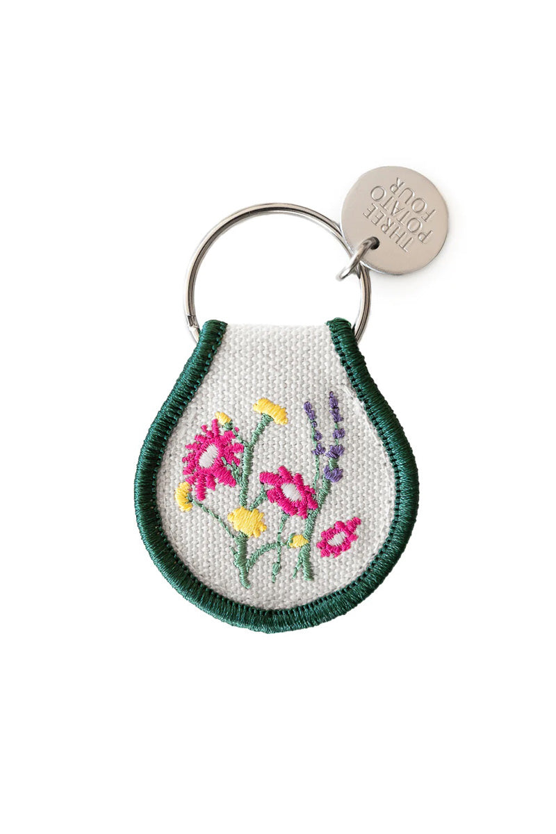 Embroidered Patch Keychain