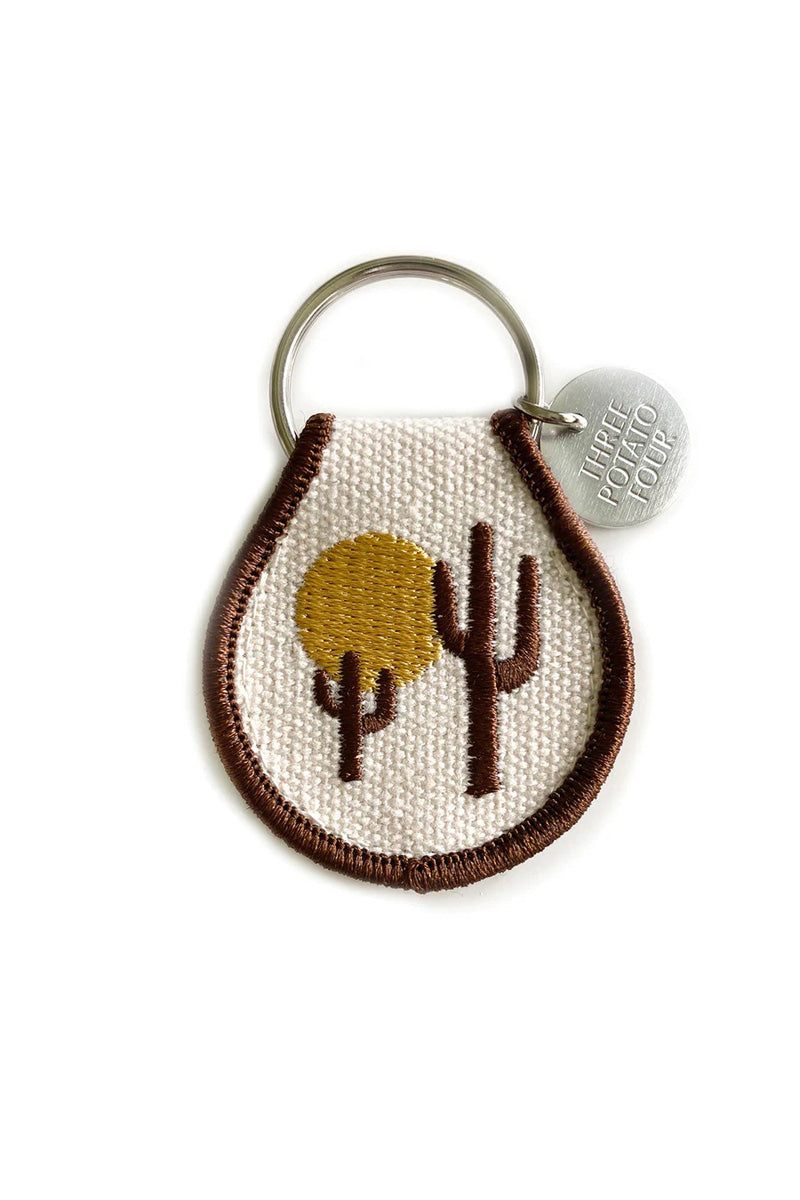 Embroidered Patch Keychain