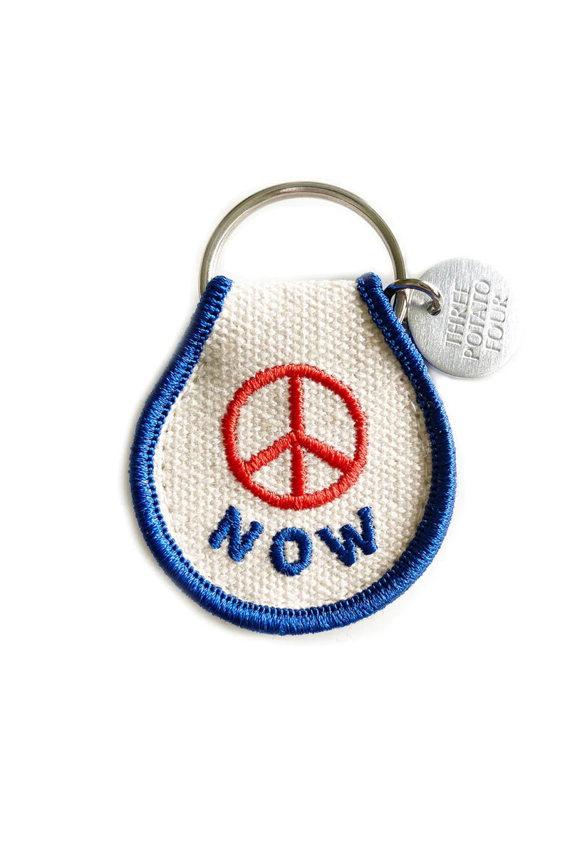 Embroidered Patch Keychain