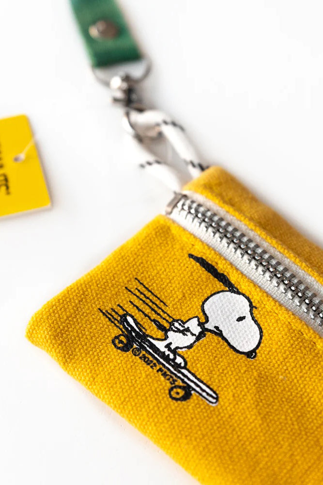 Snoopy Skateboard Lanyard Wallet