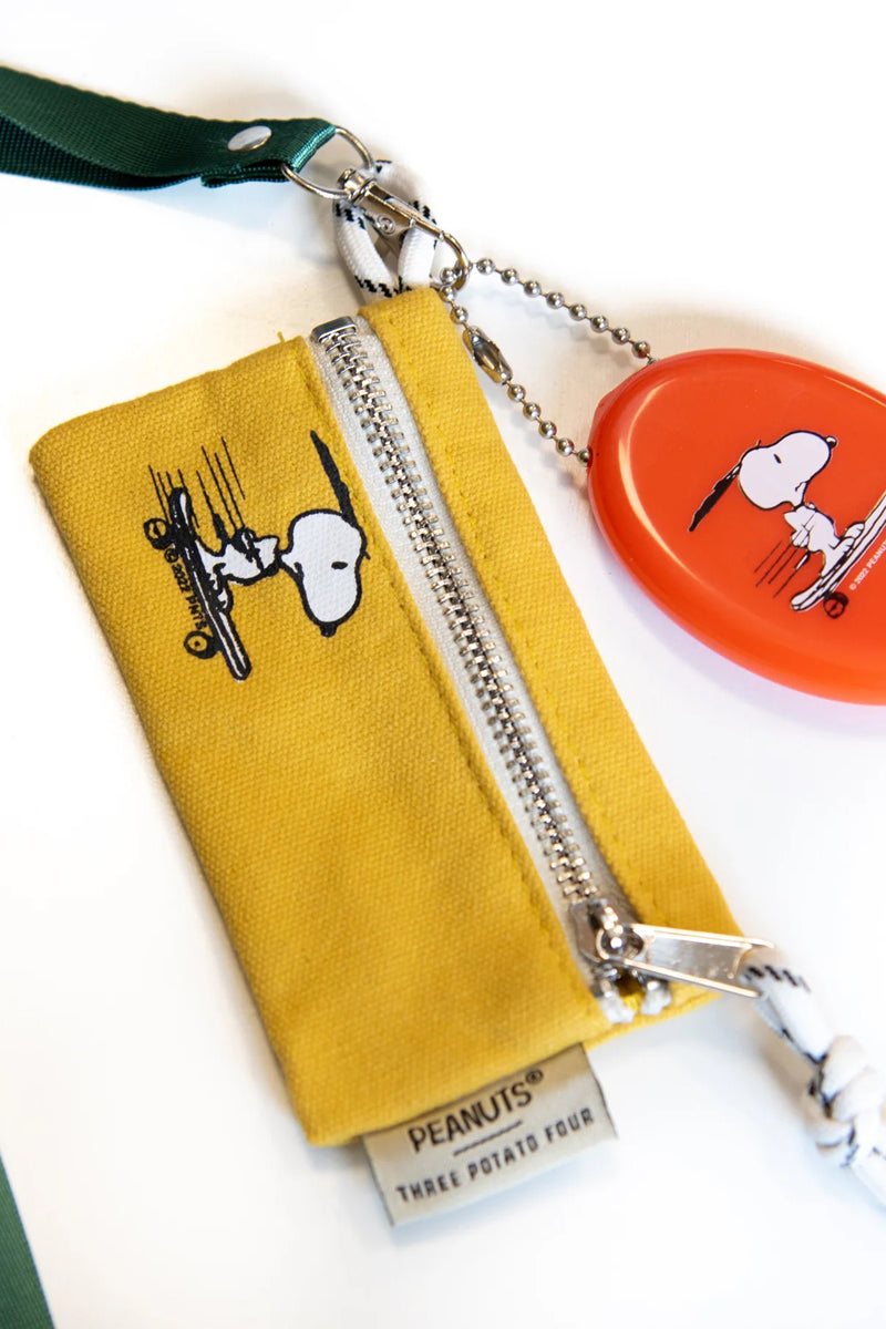 Snoopy Skateboard Lanyard Wallet