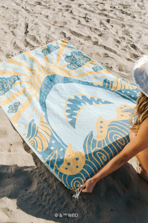 Sandcloud Rising Shark Large Towel