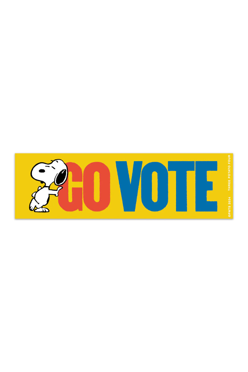 Snoopy Go Vote Magnet