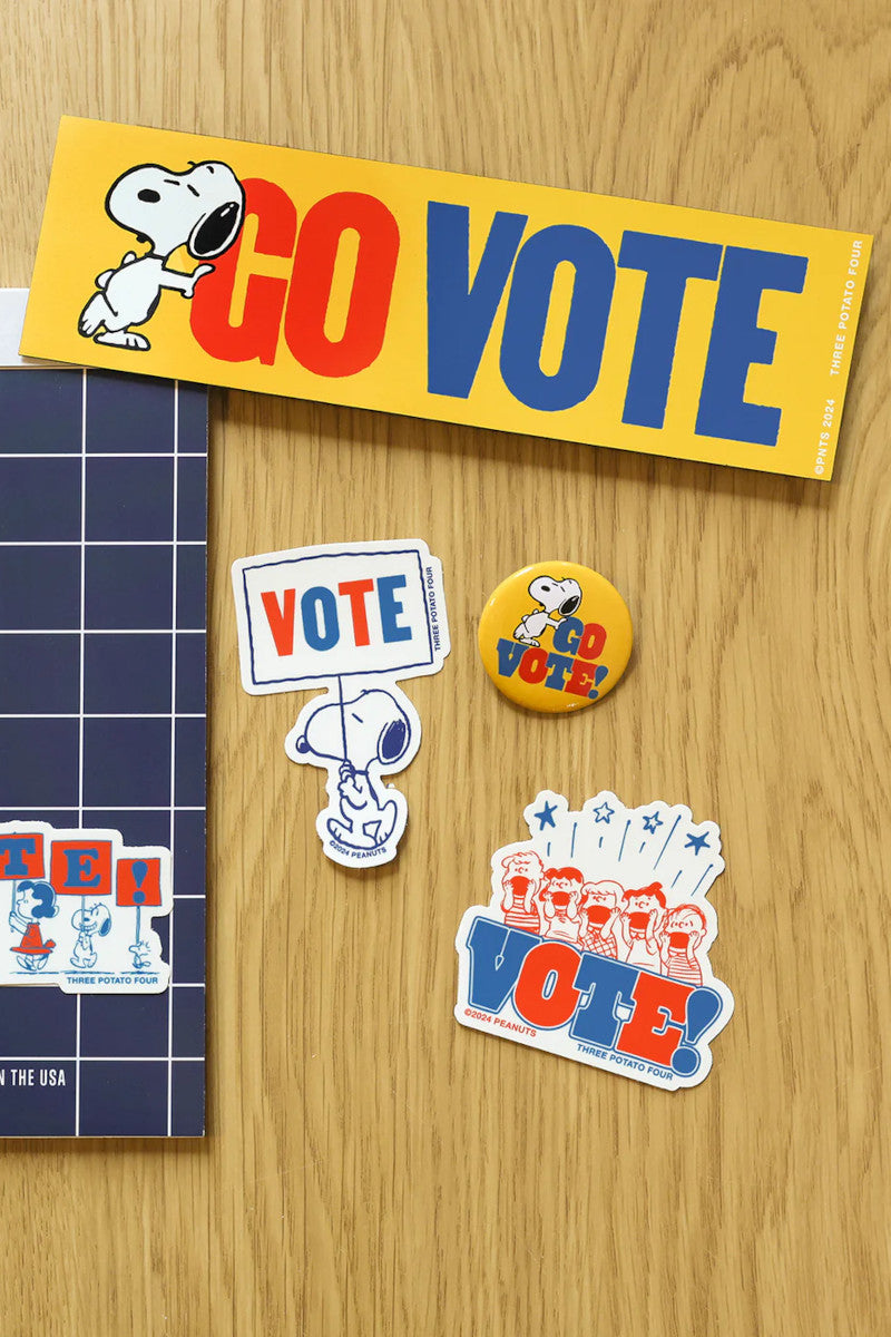 Snoopy Go Vote Magnet