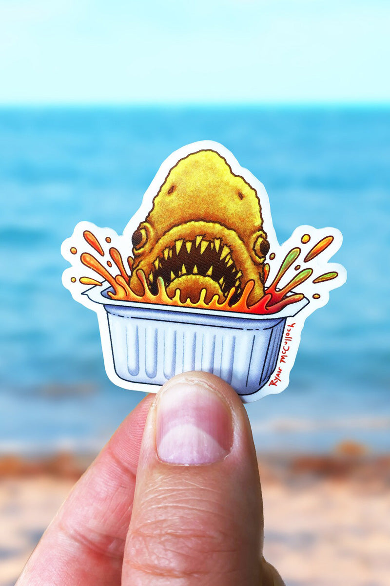 McNugget Shark Vinyl Sticker