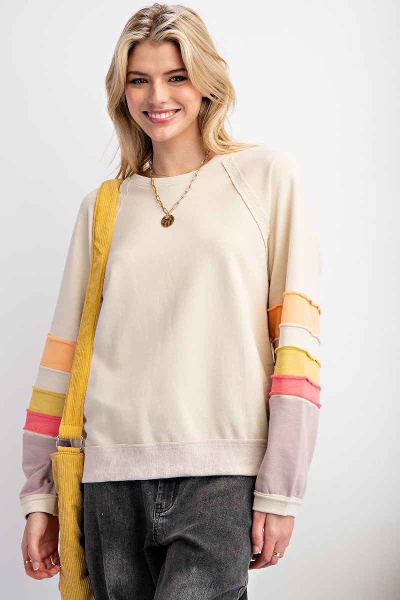 Rainbow Stripe Sweatshirt