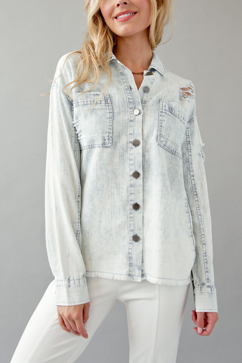 Breezy Denim Shirt