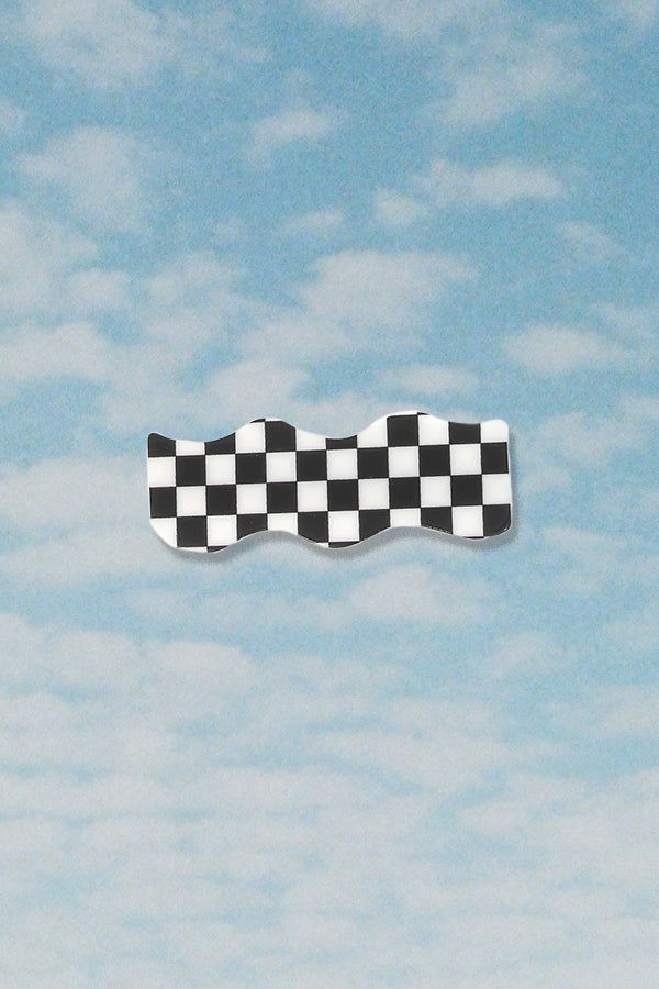 Checkered Hair Clip